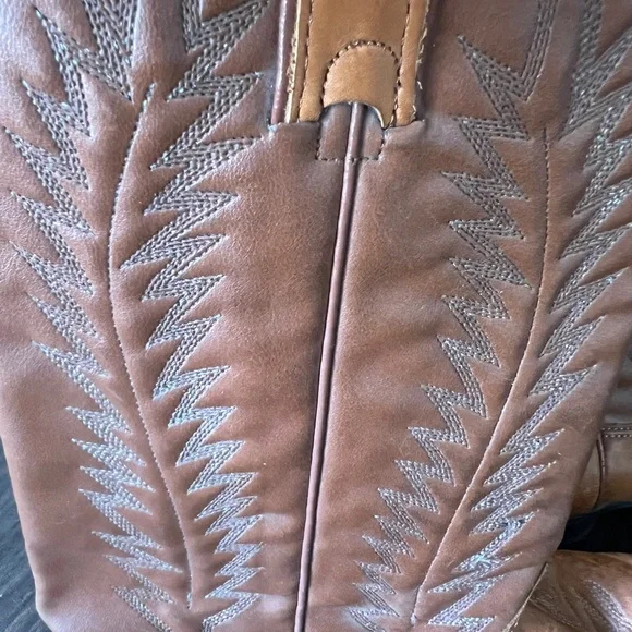Texas leather leather cowboy boots size 7 - Picture 7 of 7